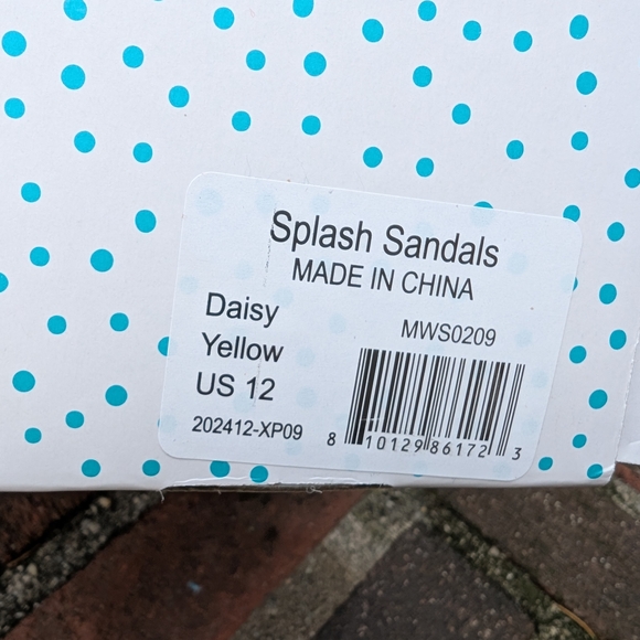 Ten Little Toddler Splash Sandals In Daisy Yellow - Picture 3 of 8